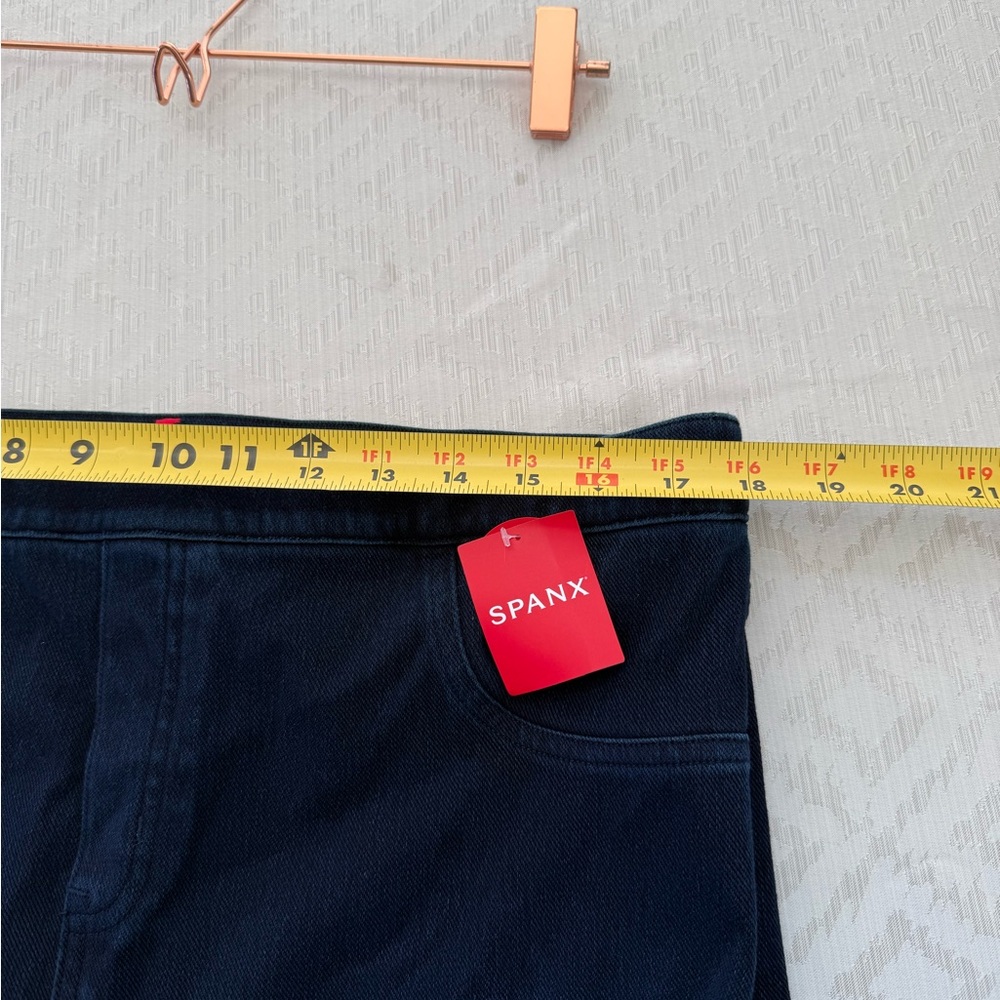New SPANX Jean-ish Ankle Denim Leggings 20018P Dark Blue Twilight Rinse Size 2X - Picture 6 of 8
